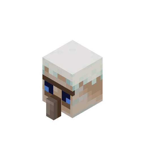 Arctic Iron Golem Head