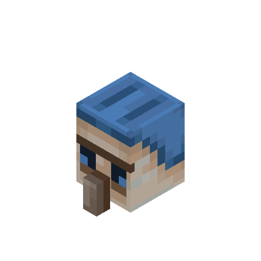 Birch Iron Golem Head