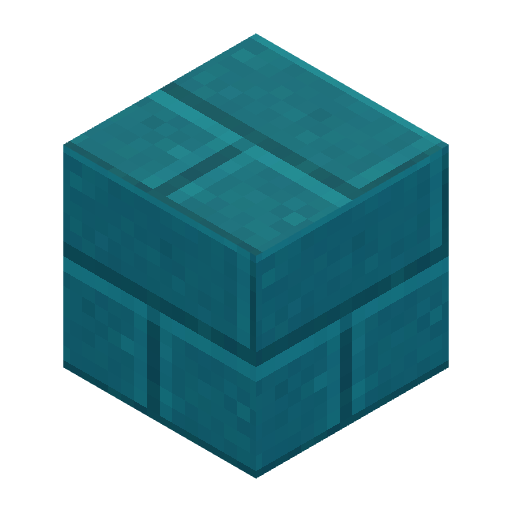 Cyan Concrete Bricks