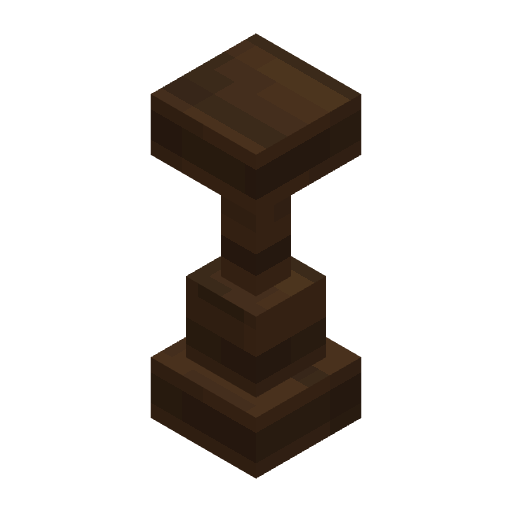 Dark Oak Candle Stand