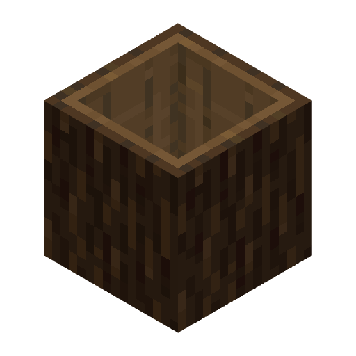 Hollow Spruce Log