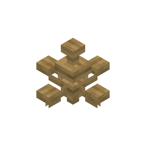 Oak Chandelier