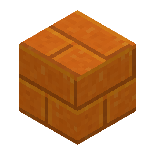 Orange Concrete Bricks