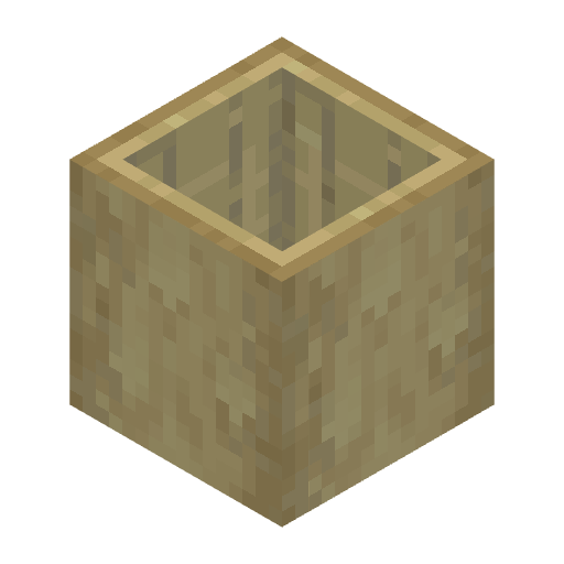 Stripped Hollow Birch Log