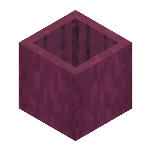 Stripped Hollow Crimson Stem