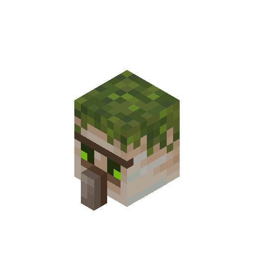 Swamp Iron Golem Head