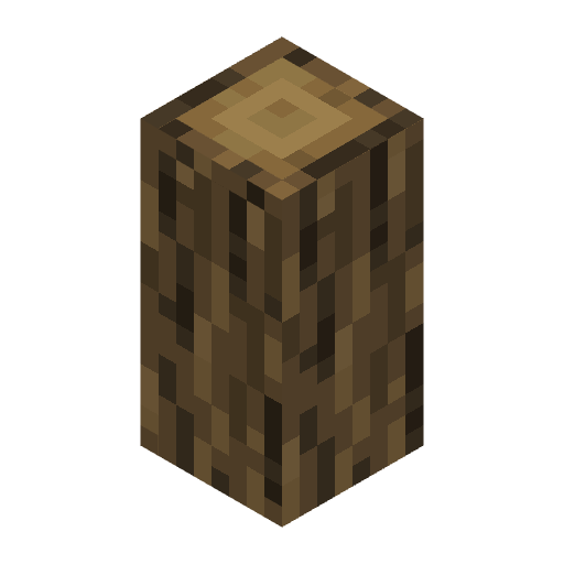 Thin Oak Log